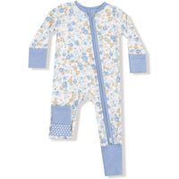 Angel Dear Sweet Rose Calico 2 Way Zipper Romper