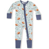 Angel Dear Touchdown Time Grey Mist 2 Way Zipper Romper