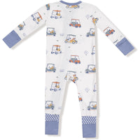 Angel Dear Zooming Golf Carts 2 Way Zipper Romper