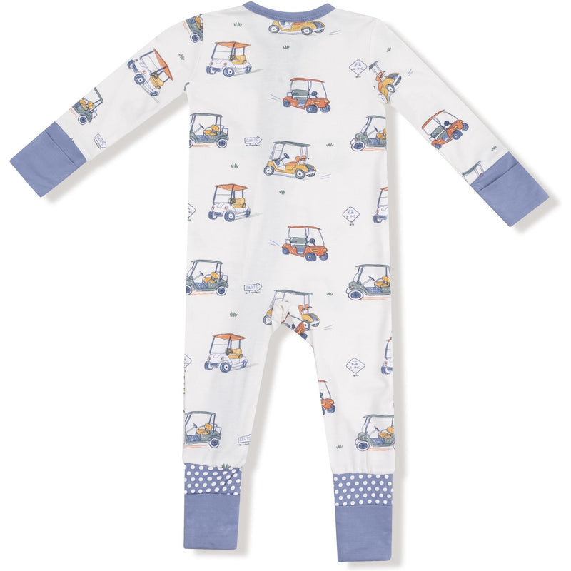 Angel Dear Zooming Golf Carts 2 Way Zipper Romper
