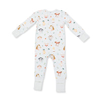 Angel Dear Baby Farm Faces Convertible Romper
