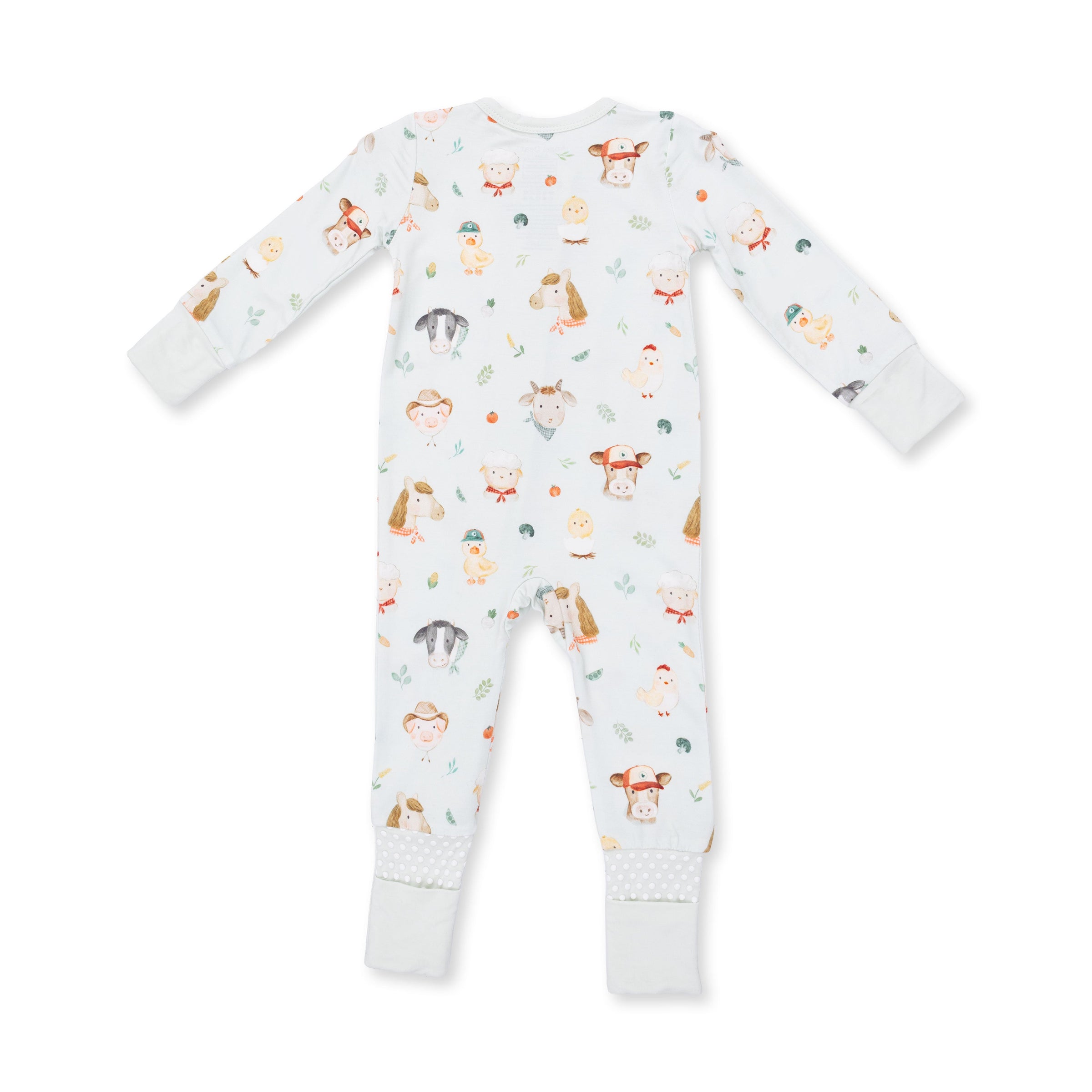 Angel Dear Baby Farm Faces Convertible Romper