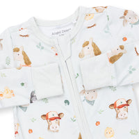 Angel Dear Baby Farm Faces Convertible Romper
