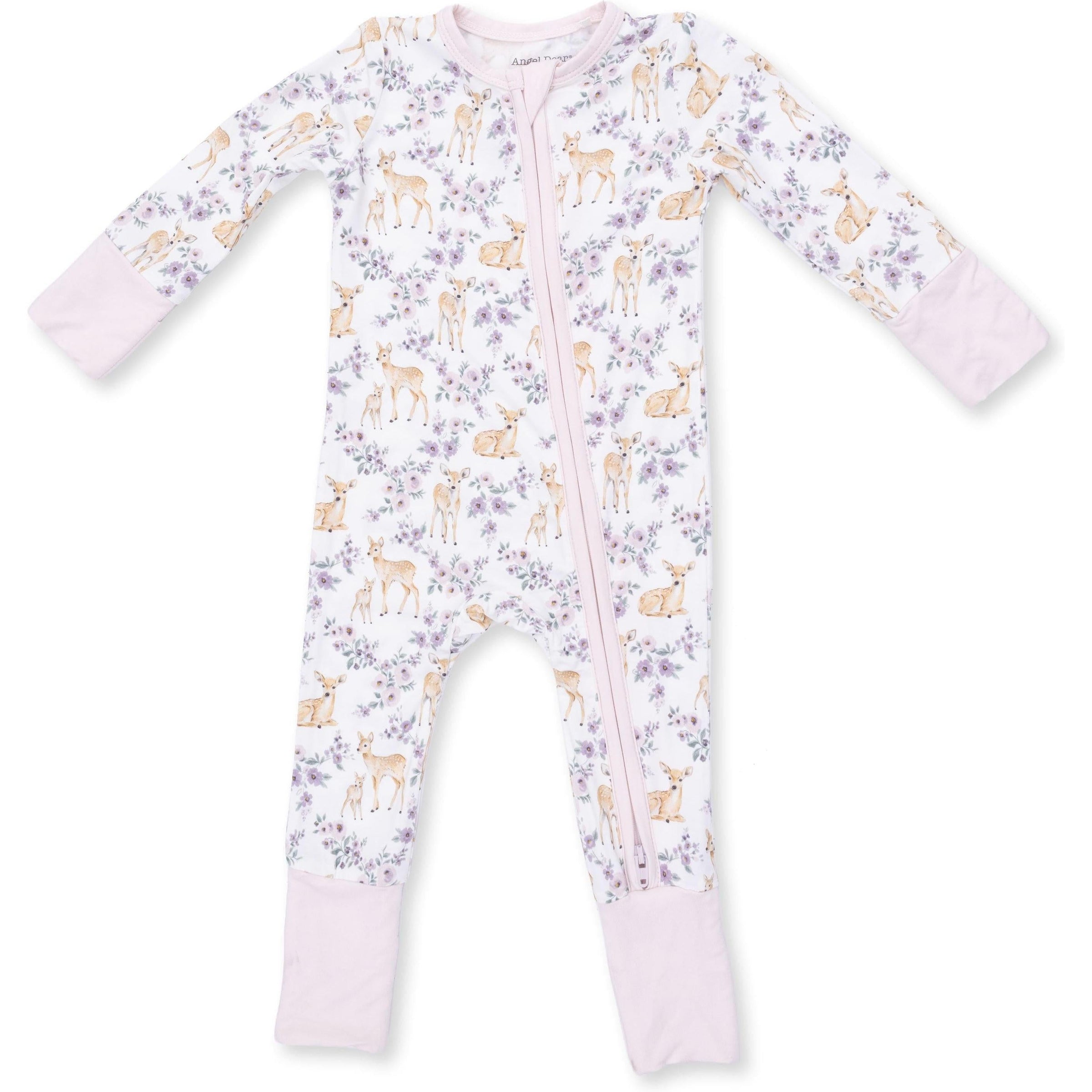 Angel Dear Floral Deer Convertible Romper