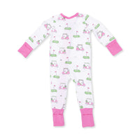 Angel Dear Golf Carts Pink Convertible Romper