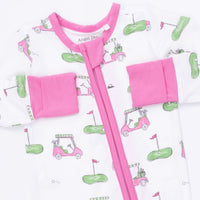 Angel Dear Golf Carts Pink Convertible Romper