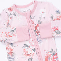 Angel Dear Painterly Rose Bouquets Convertible Romper