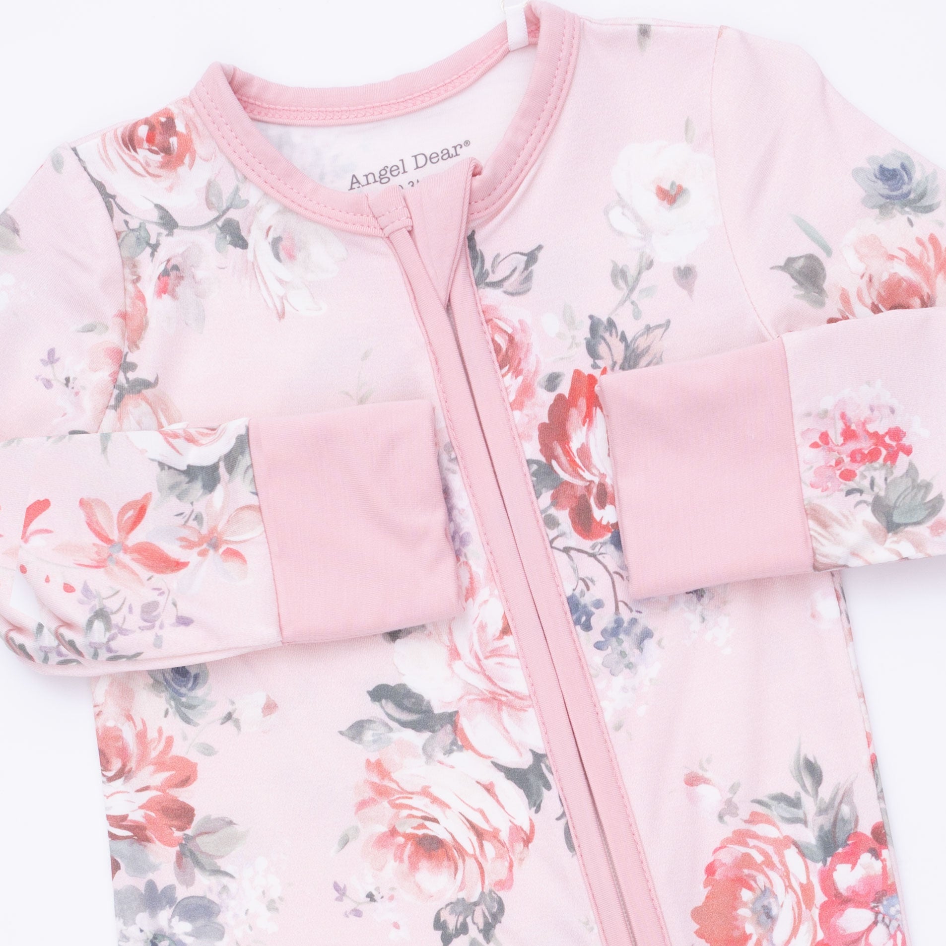 Angel Dear Painterly Rose Bouquets Convertible Romper