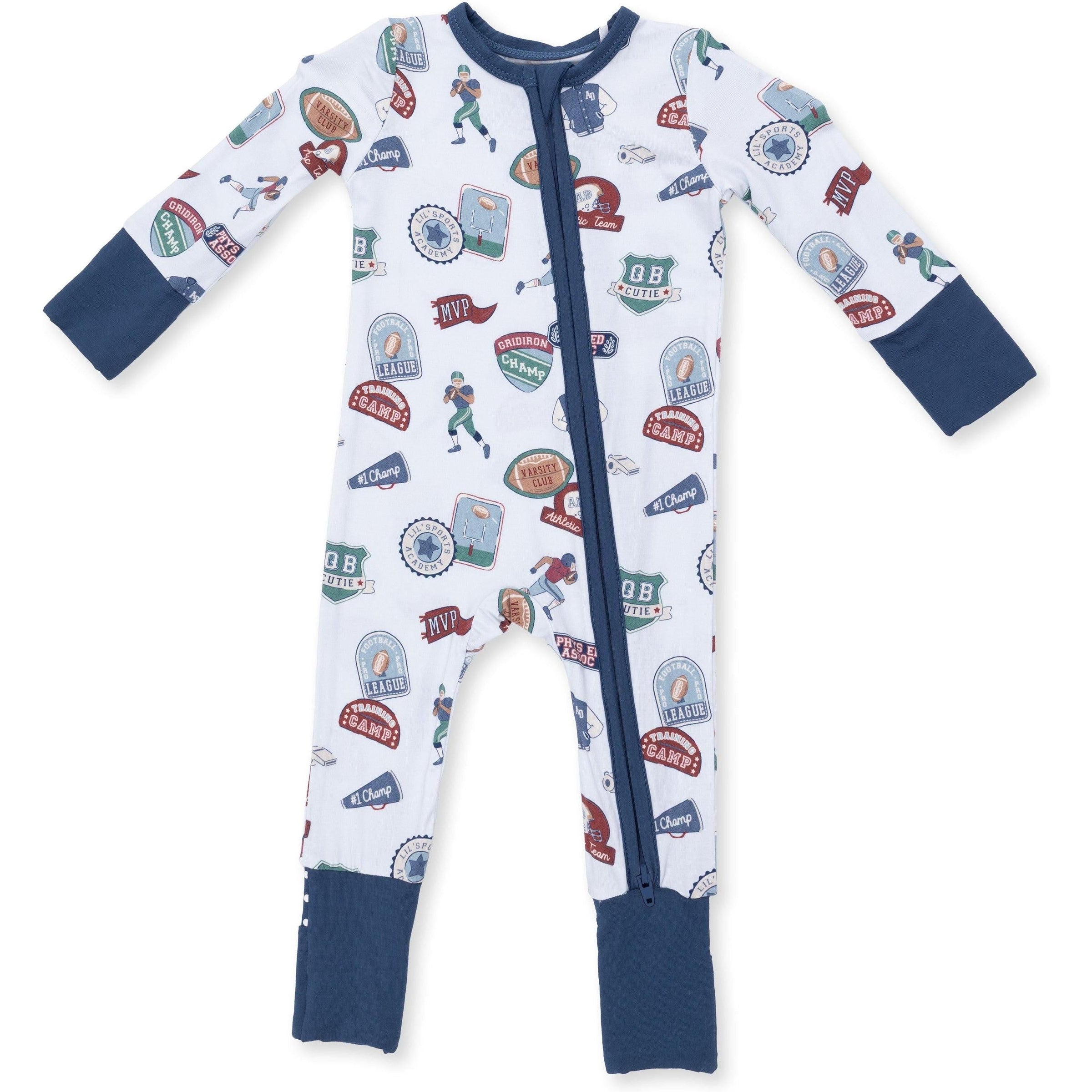 Angel Dear Football Patches Convertible Romper