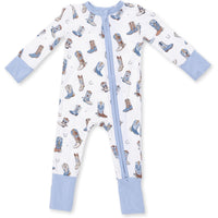 Angel Dear Buckaroo Boots Convertible Romper
