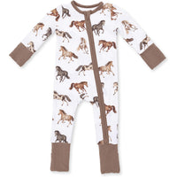 Angel Dear Wild Horses Convertible Romper
