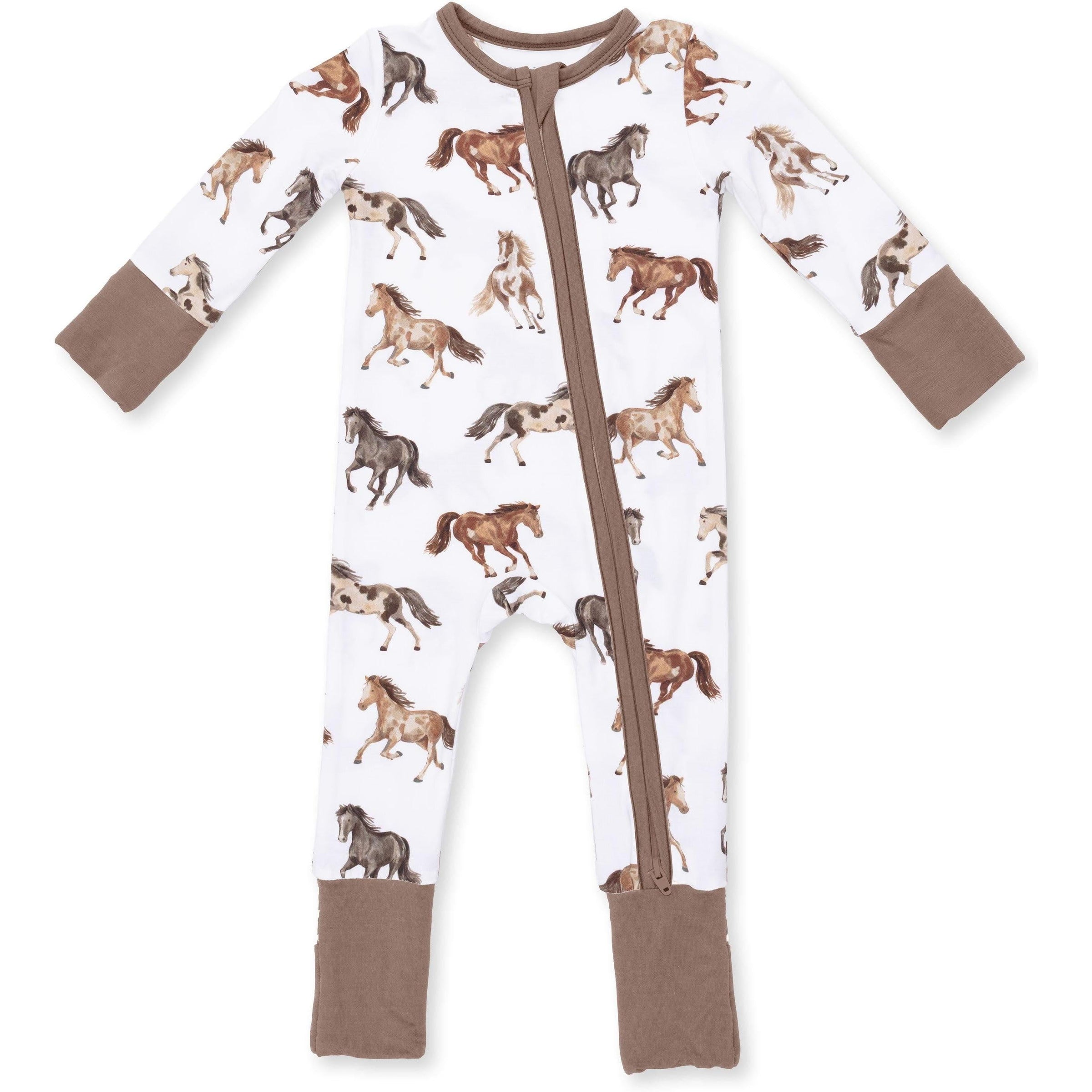 Angel Dear Wild Horses Convertible Romper