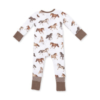 Angel Dear Wild Horses Convertible Romper
