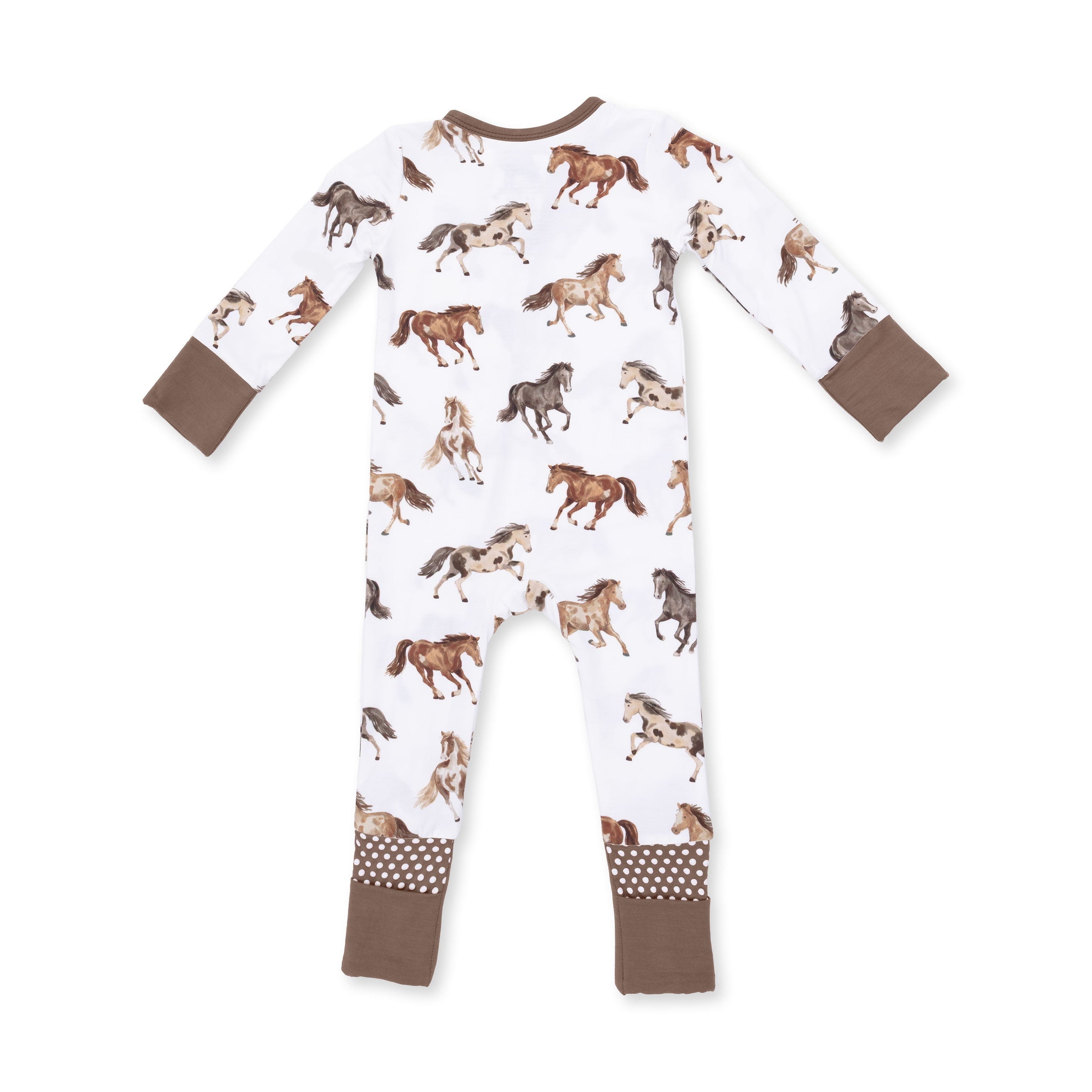 Angel Dear Wild Horses Convertible Romper