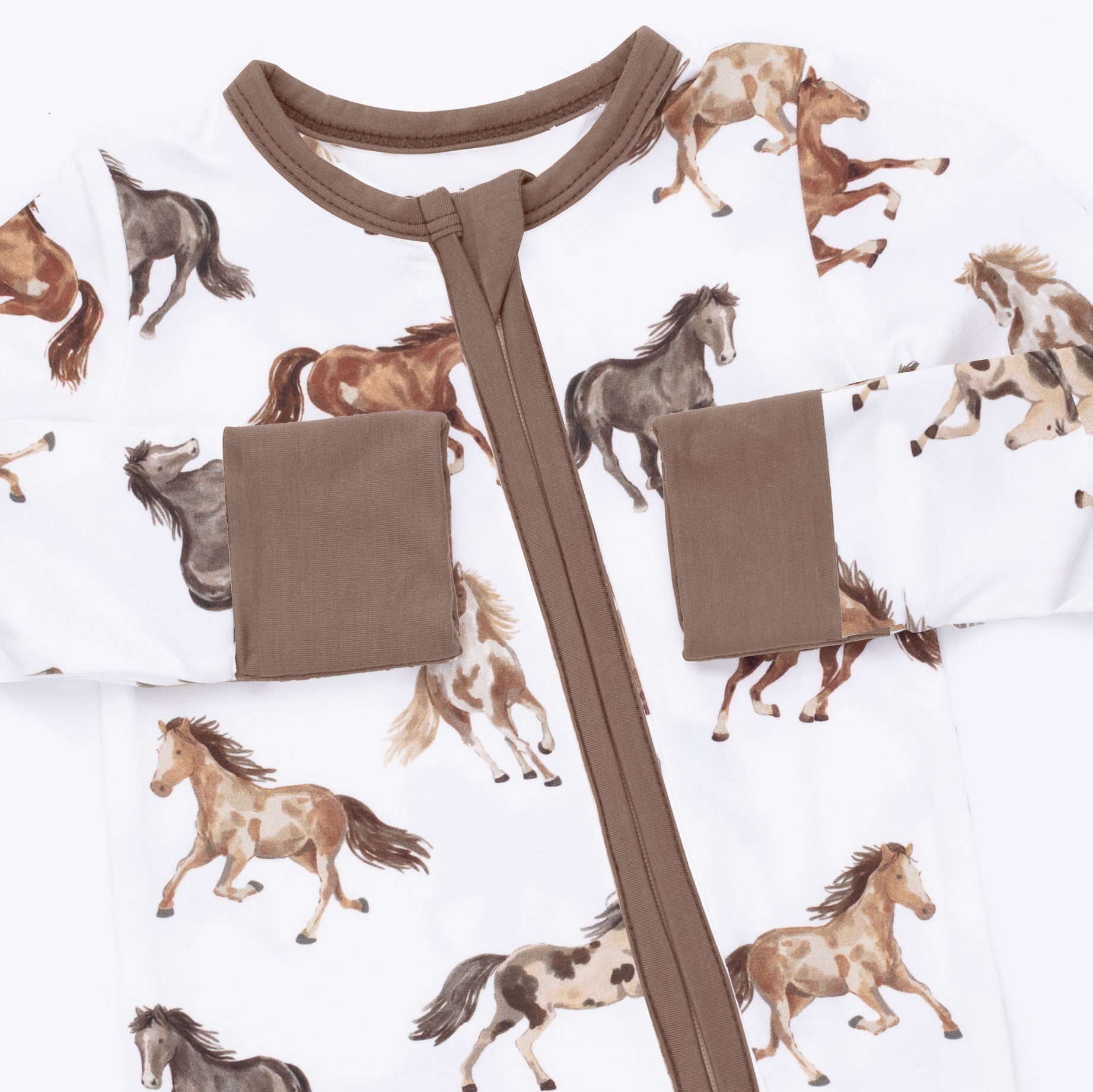 Angel Dear Wild Horses Convertible Romper