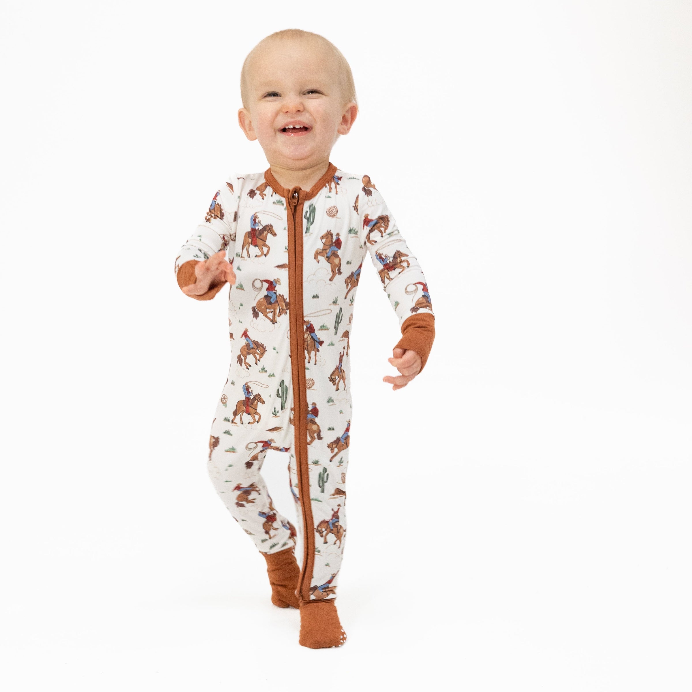 Angel Dear Buckaroo Western Convertible Romper