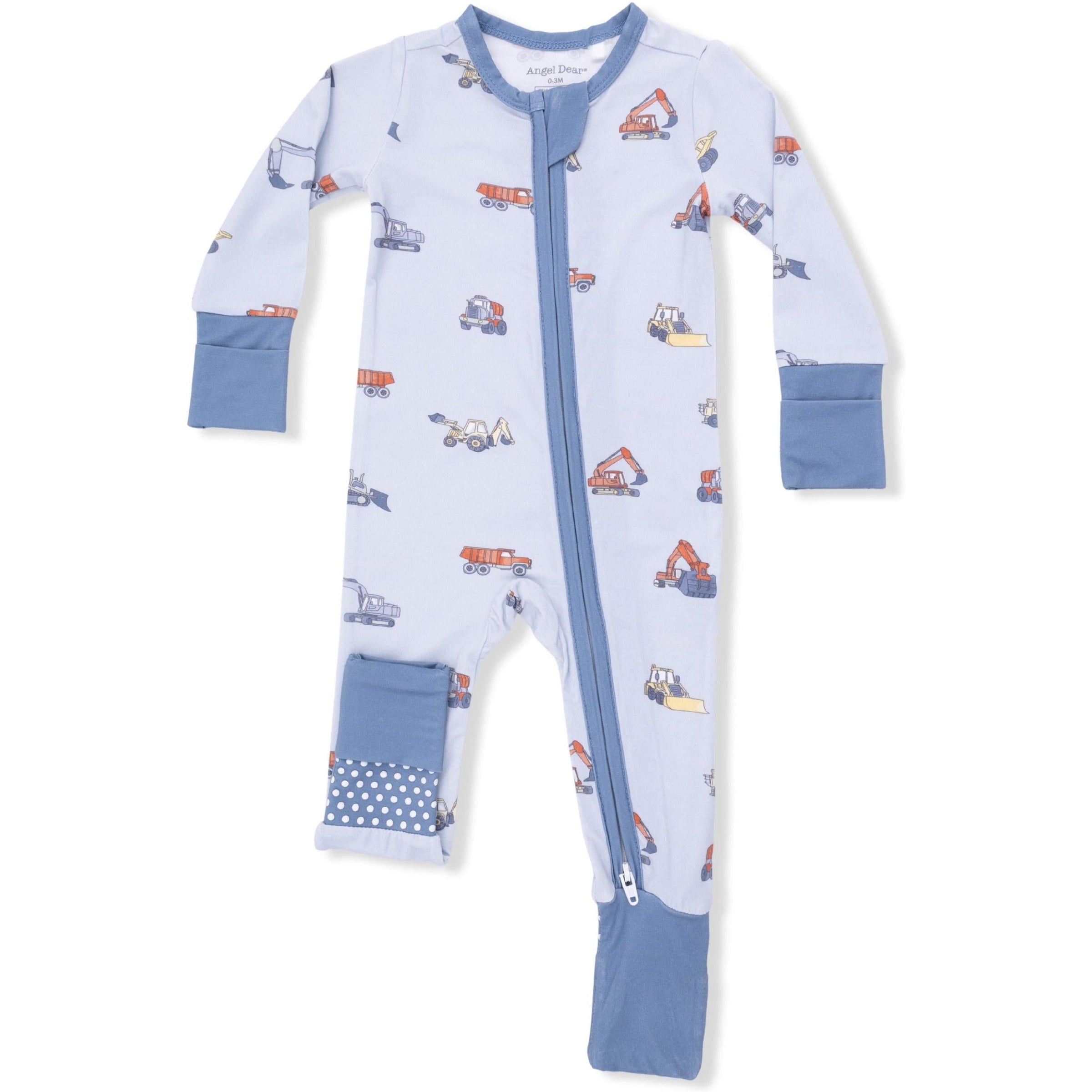 Angel Dear Construction Vehicles Convertible Romper