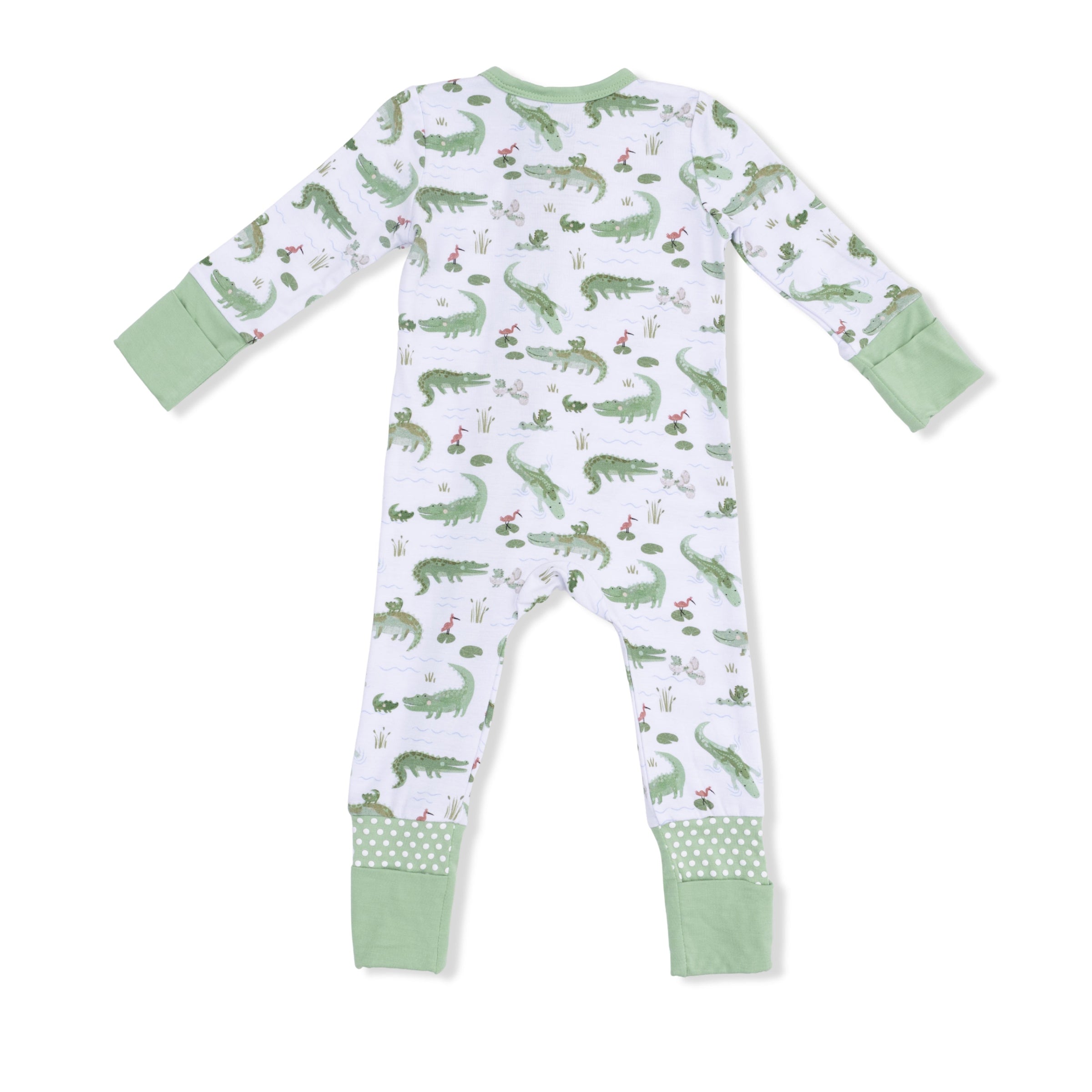 Angel Dear Crayon Alligators Convertible Romper