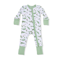 Angel Dear Crayon Alligators Convertible Romper