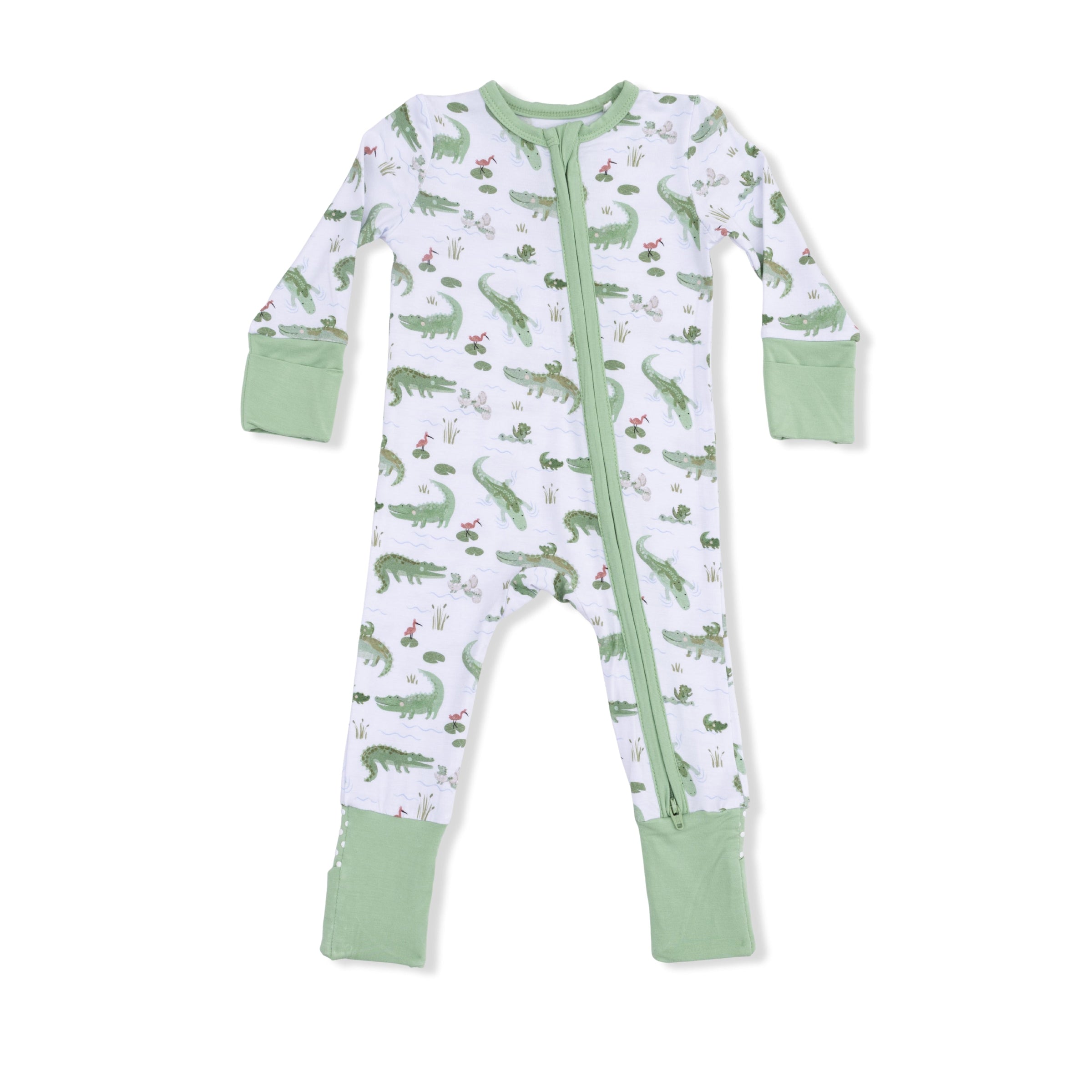 Angel Dear Crayon Alligators Convertible Romper
