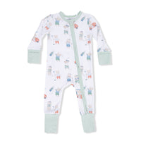 Angel Dear Golfing Teddy Bears Convertible Romper