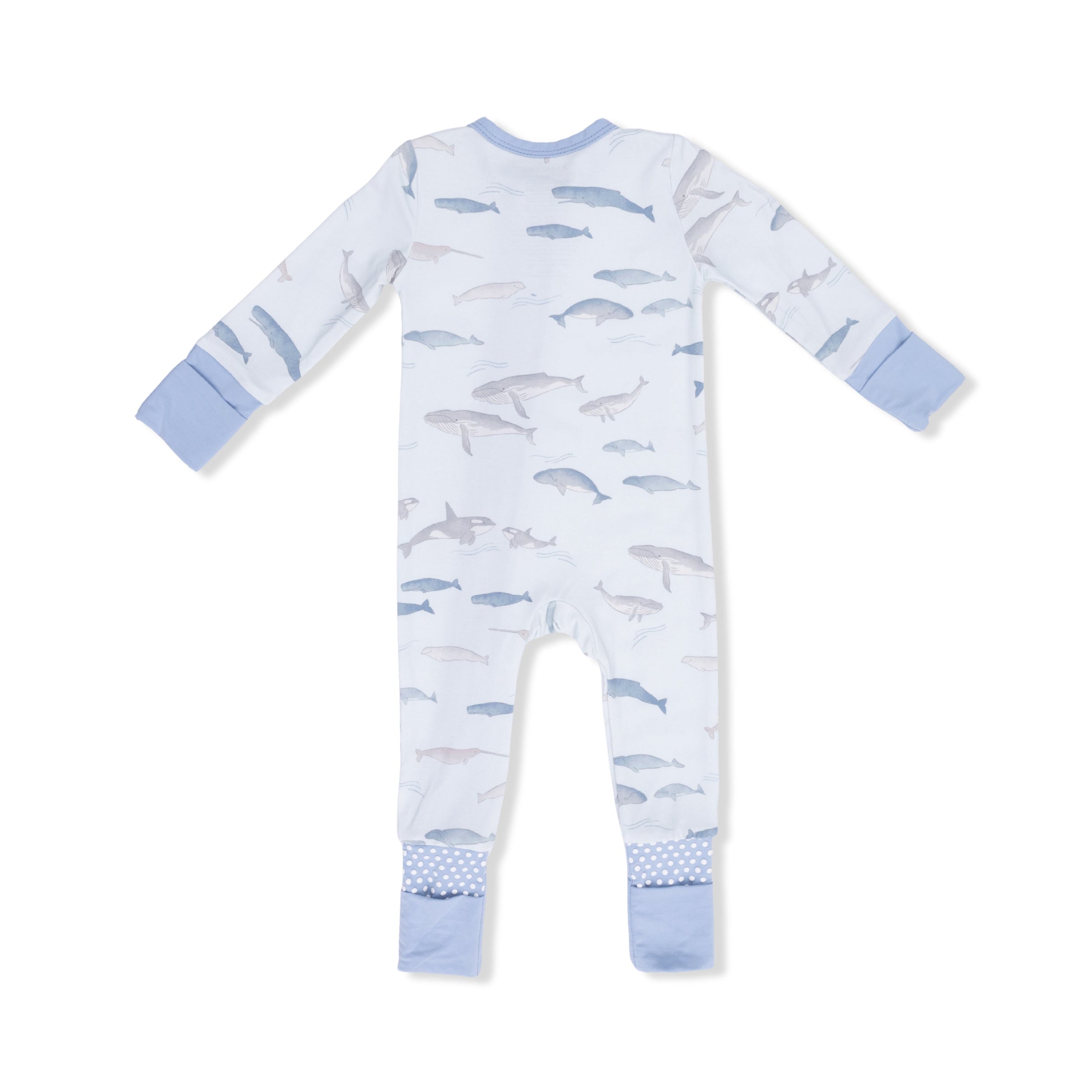 Angel Dear Little Whales Convertible Romper