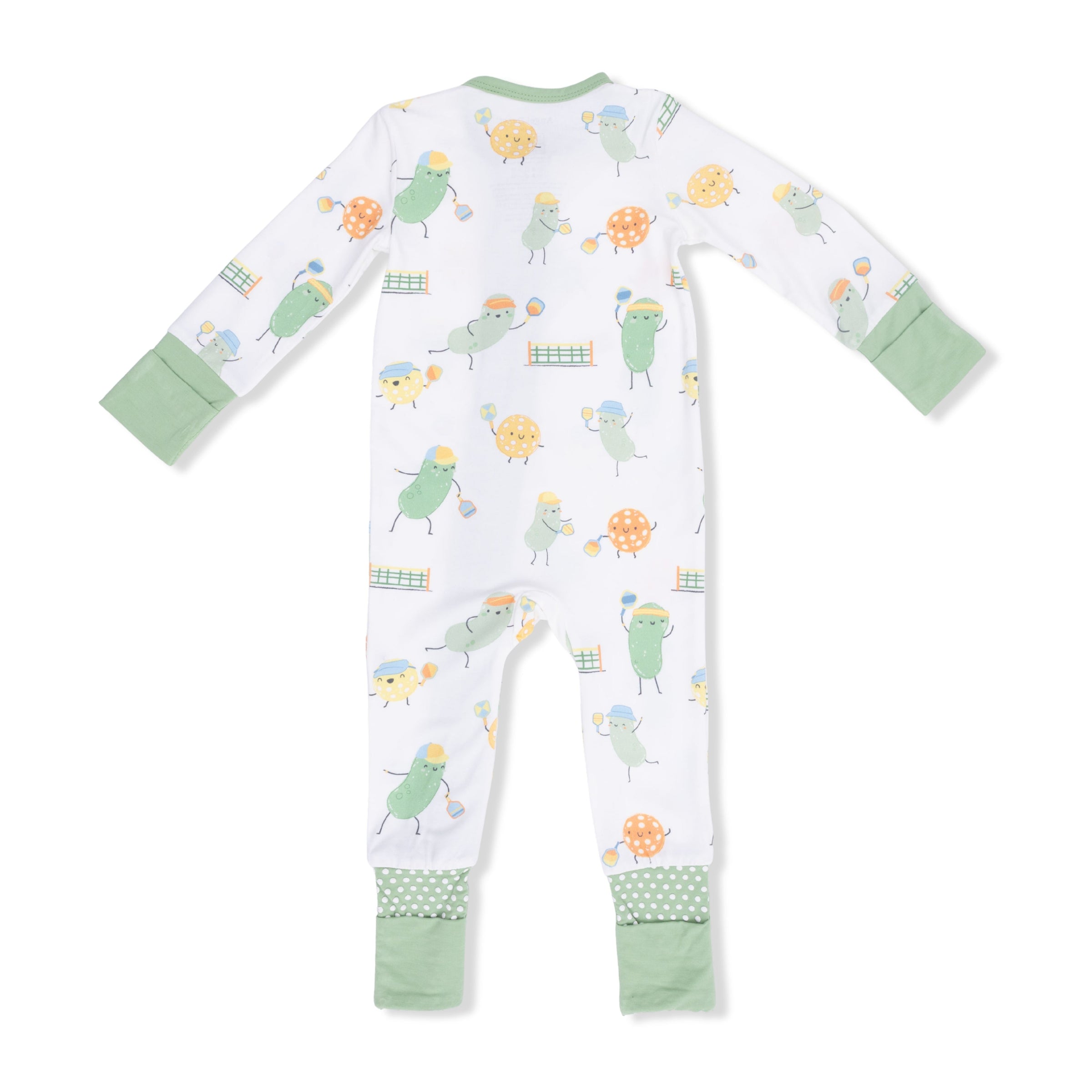 Angel Dear Pickles Playing Pickleball Convertible Romper