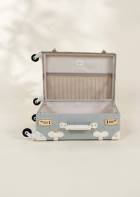Coco Village Vegan Leather Carry-On Suitcase | Ocean