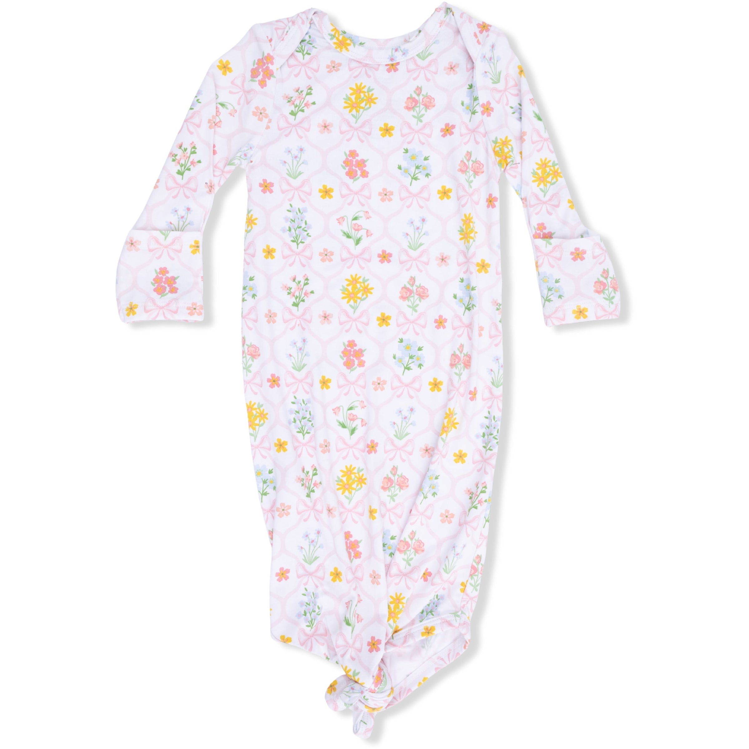 Angel Dear Spring Blooms Bow Trellis Knotted Gown