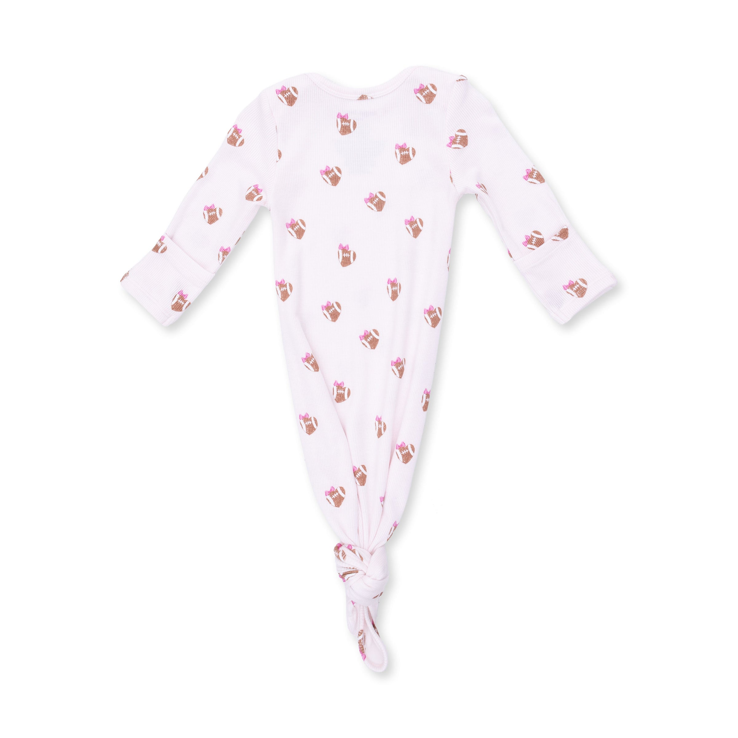 Angel Dear Mini Football Hearts Knotted Gown & Headband