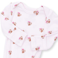 Angel Dear Mini Football Hearts Knotted Gown & Headband