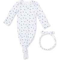 Angel Dear Joli Rosette Knotted Gown & Knot Headband