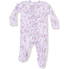 Angel Dear Sweet Dream Florals 2 Way Ruffle Zipper Footie