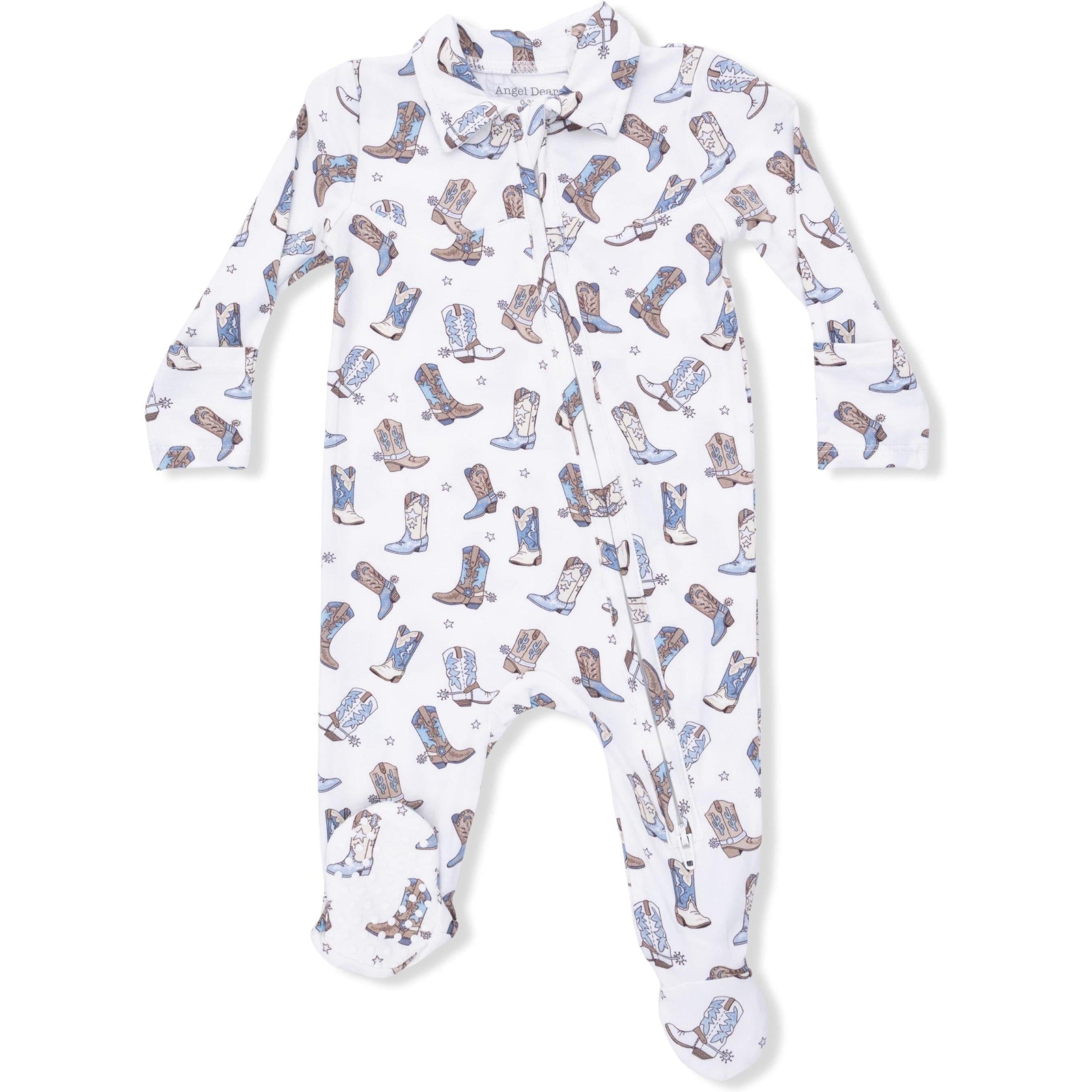 Angel Dear Cowboy Boots Cowboy 2-Way Zipper Footie