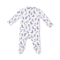 Angel Dear Cowboy Boots Cowboy 2-Way Zipper Footie