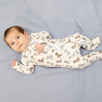 Angel Dear Cowboy Boots Cowboy 2-Way Zipper Footie