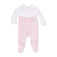 Angel Dear Dainty Buds and Bows Bow Footie