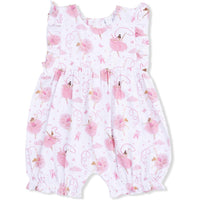 Angel Dear Ribbon Ballerinas Ruffle Playsuit