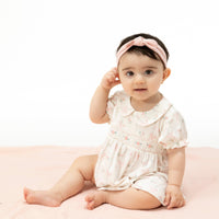 Angel Dear Dainty Buds and Bows Smocked Dress Set