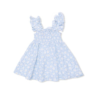 Angel Dear Western Daisies Smocked Sundress with Bloomer