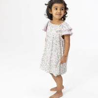 Angel Dear Shannon Floral V-Neck Dress and Bloomer