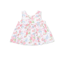 Angel Dear Cute Little Roses Infant Dress with Bow and Bloomer