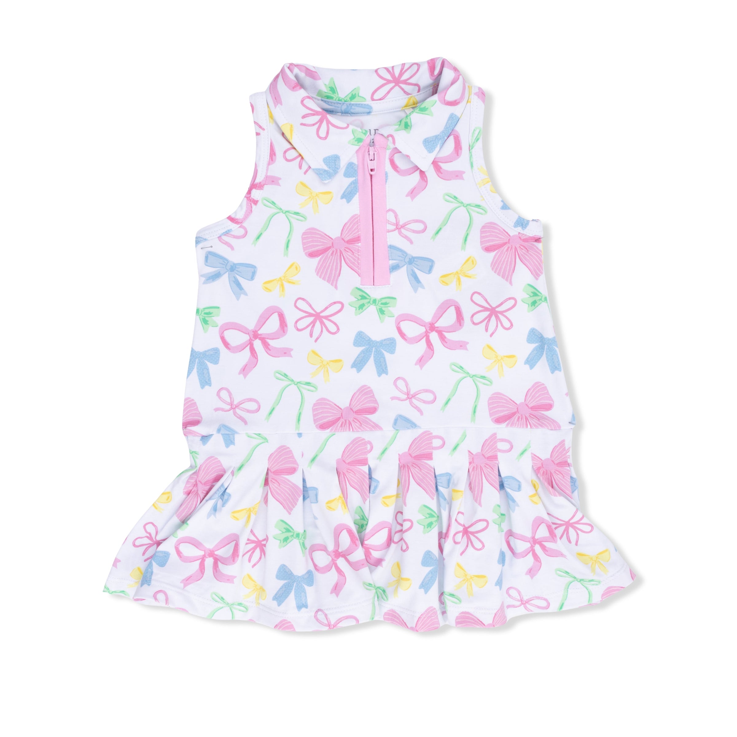 Angel Dear Sweet Bows Polo Tennis Dress with Cartwheel Short
