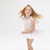 Angel Dear Sweet Bows Polo Tennis Dress with Cartwheel Short
