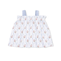 Angel Dear Heirloom Rose Stripe Top with Bows and Ruffle Leg Bloomer