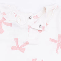 Angel Dear Pretty Bows Long Sleeve Ruffle Top & Pant