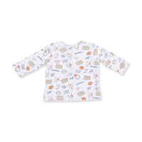 Angel Dear Football Check Long Sleeve Henley Play Set