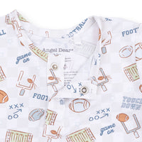 Angel Dear Football Check Long Sleeve Henley Play Set