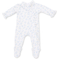 Angel Dear Rose Briar Kimono Ruffle Snap Footie