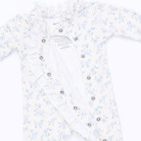Angel Dear Rose Briar Kimono Ruffle Snap Footie